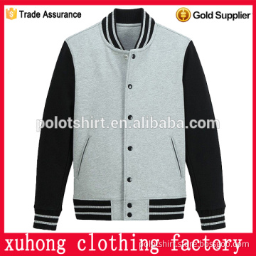 unisex varsity custom made baseball jacket pocket china factory